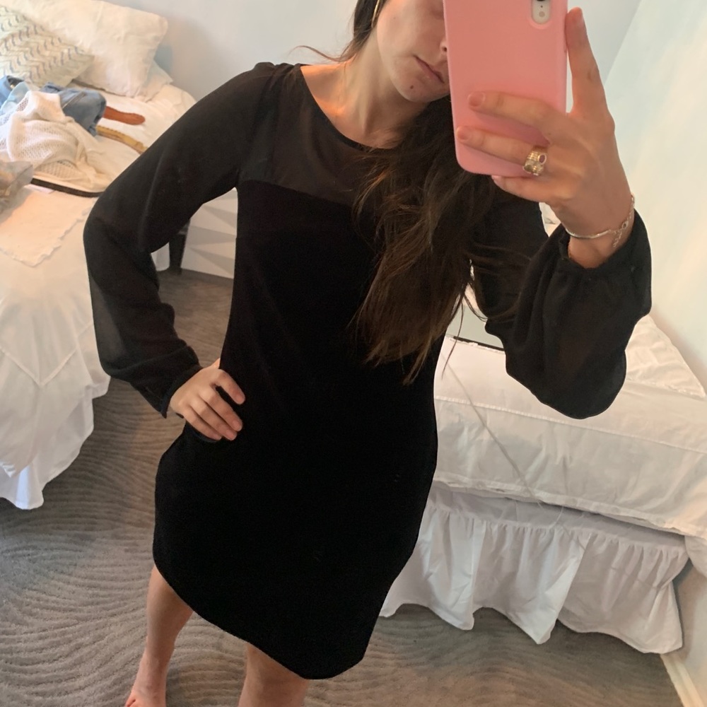 Black Velvet Dress